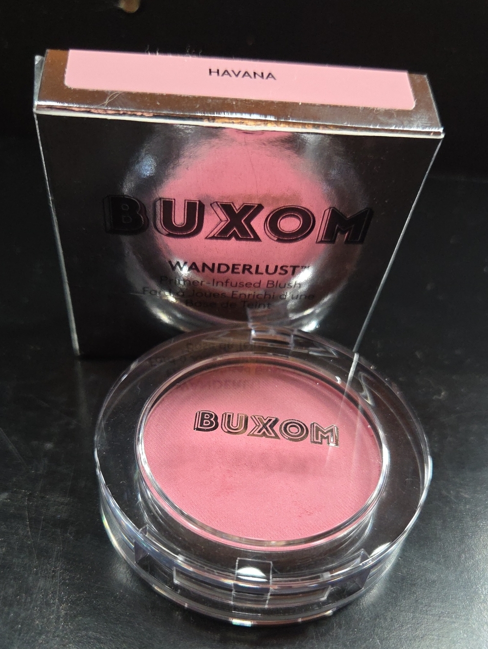 Buxom Wanderlust Primer Infused Blush In Havana (Pink)